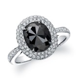 Black diamond ring for distinctive occasions