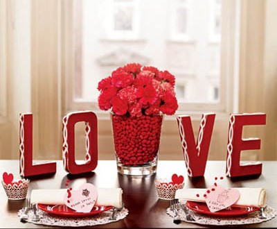 Fabulous home decorating ideas on Valentine’s Day