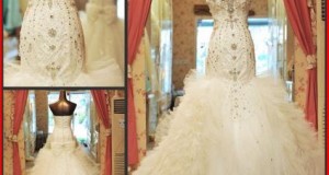 10 Beautiful modern wedding gowns designs 2014