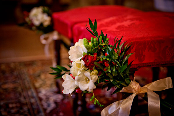 Church decor Christmas wedding Church wedding decorations at Christmas