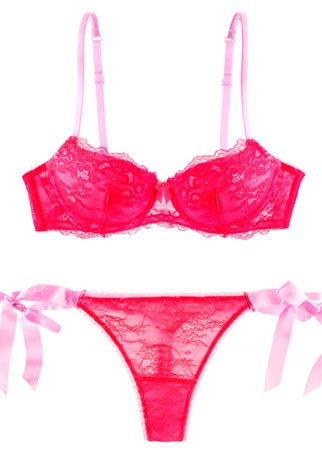 HM push up lace bra 12 99 and string lace briefs 5 99jpg H&M Lingerie style for brides 2014