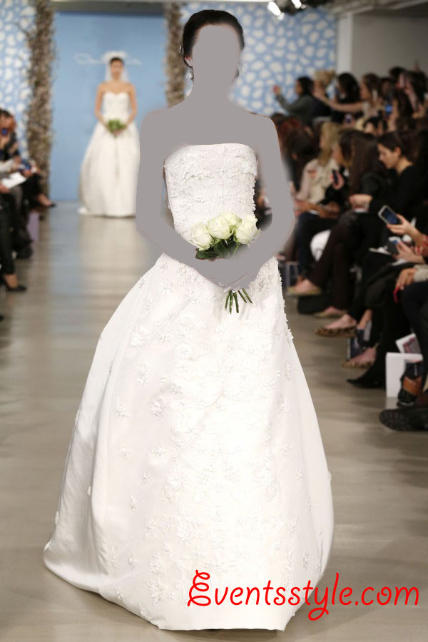 Oscar De La Renta Spring 2014 Wedding Dresses 32 600x900 We are lovers of wedding dresses Oscar de la Renta fall 2014