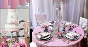 Wedding in pink and gray ideas 2014