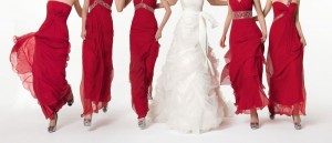 Being one of the elegant bridesmaids