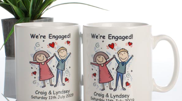 Cool mugs gifts for engaged couple 2014
