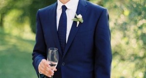 Blue suits to grooms 2014
