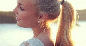 High ponytail for brides 2015