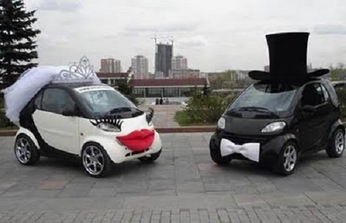 couple car for wedding Funny ideas for bridal car in 2014