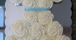 wedding dress cake of pre-wedding ceremony