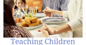 Teaching table manners to your child
