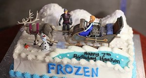 Awesome frozen Birthday Cake For Kids