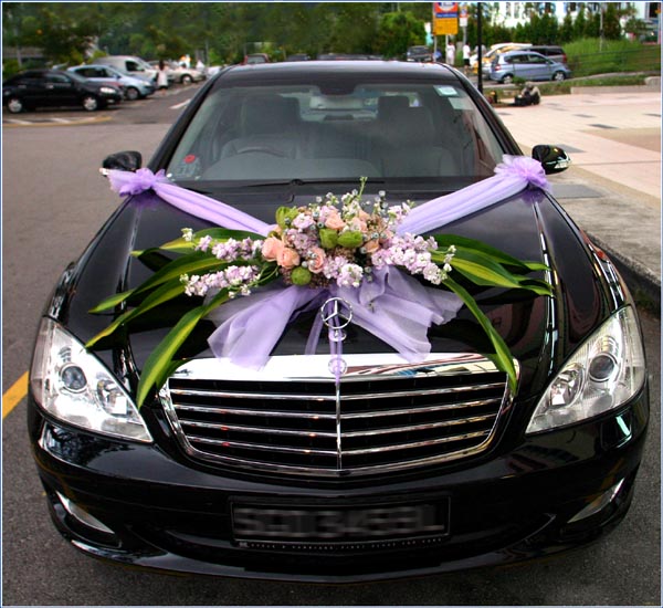 events1170 Modern Decorations for wedding car 2014