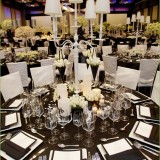 Black and white wedding is Charming elegance