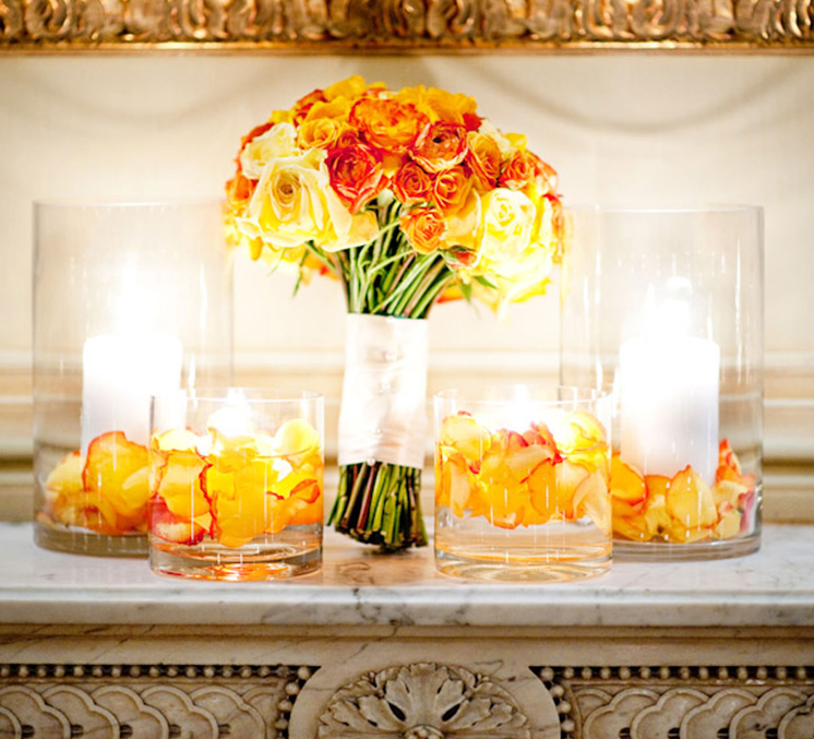 events68 Great Bouquets for the wedding guests tables 