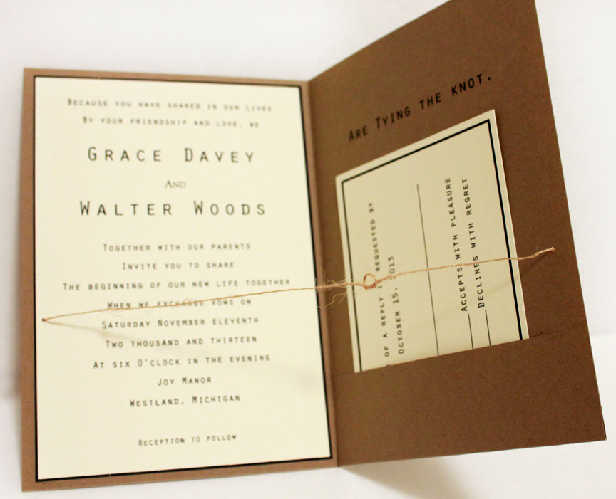 eventsstyl297 Rustic Invitations for Wedding 2014