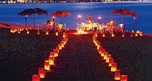 Luxury decorations for wedding beach 2014