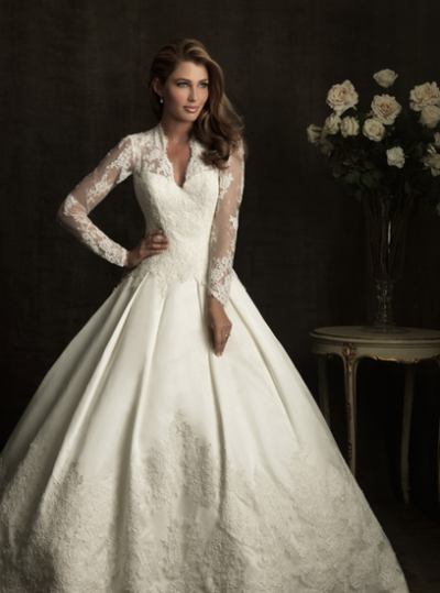 eventsstyle.com 1144 10 Wedding dresses with sleeves styles 2014