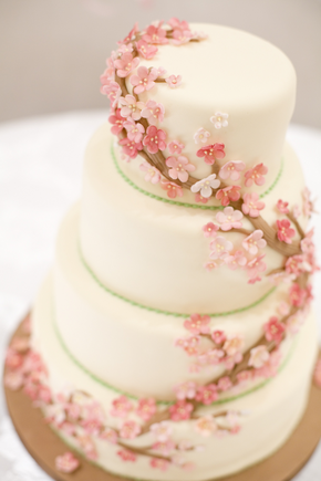 eventsstyle.com 1369 Awesome Cherry Blossom Wedding Cake Designs