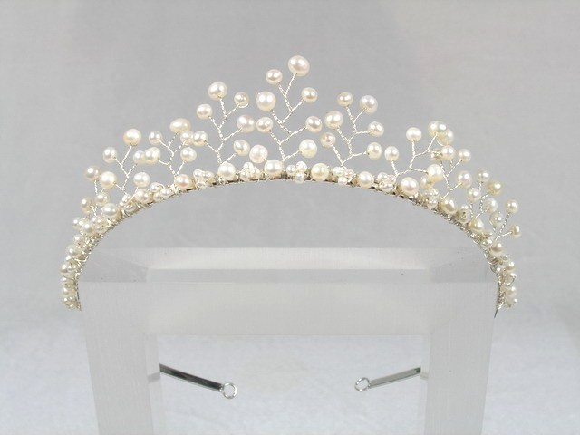 eventsstyle.com 14273 Wonderful Pearl Wedding Tiaras 2014