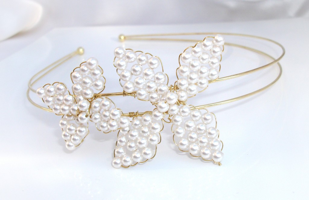 eventsstyle.com 14275 Wonderful Pearl Wedding Tiaras 2014