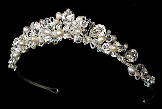 eventsstyle.com 14277 Wonderful Pearl Wedding Tiaras 2014