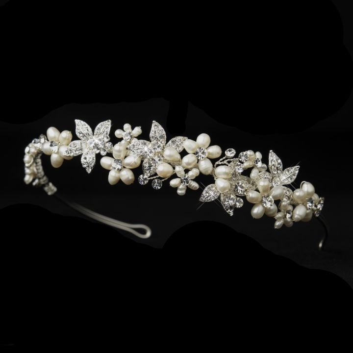 eventsstyle.com 14278 Wonderful Pearl Wedding Tiaras 2014