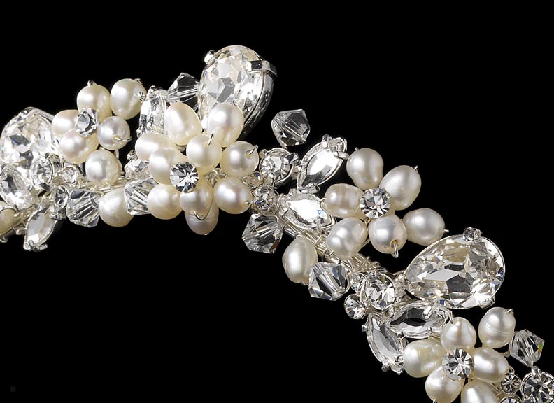 eventsstyle.com 14280 Wonderful Pearl Wedding Tiaras 2014