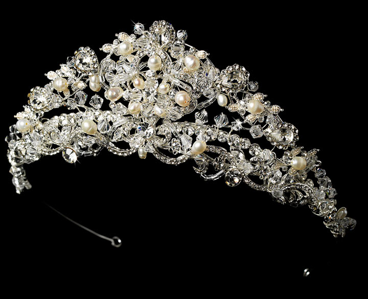 eventsstyle.com 14281 Wonderful Pearl Wedding Tiaras 2014
