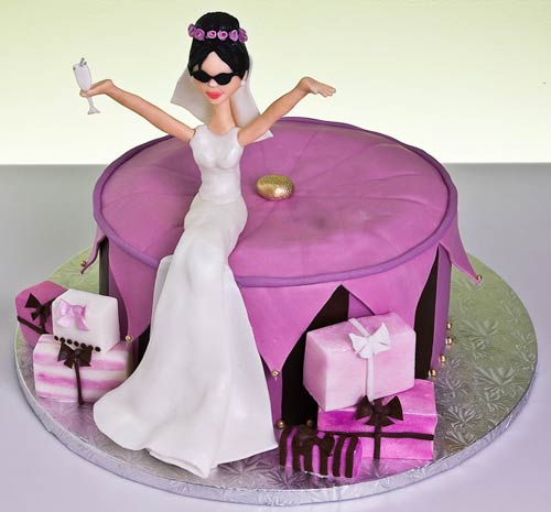 eventsstyle.com 14897 Sweet Bridal Shower Cakes designs 2014