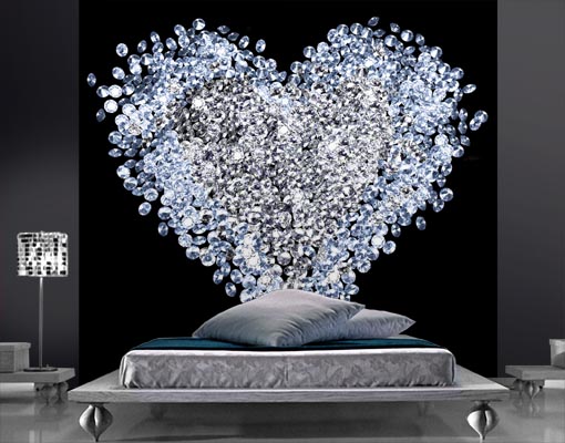 eventsstyle.com 16462 Colorful diamond heart wallpapers 