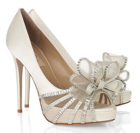 eventsstyle.com 1680 Bridal Shoes With Bows for Wedding 2014 