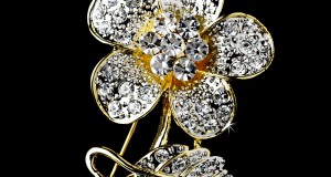 luxury Gold Wedding Brooches 2014