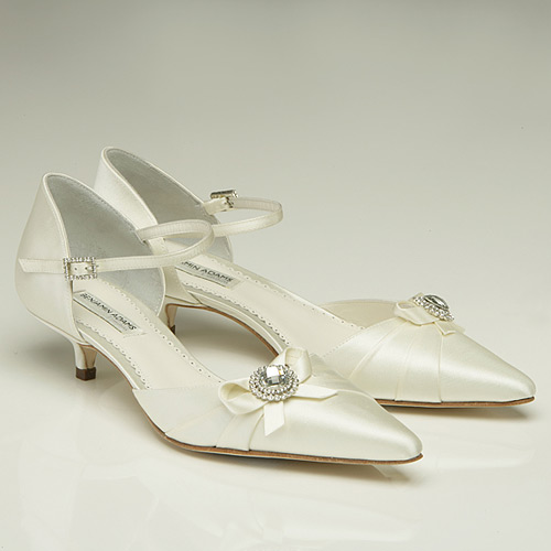 eventsstyle.com 1741 Bridal shoes with Low heel 2014