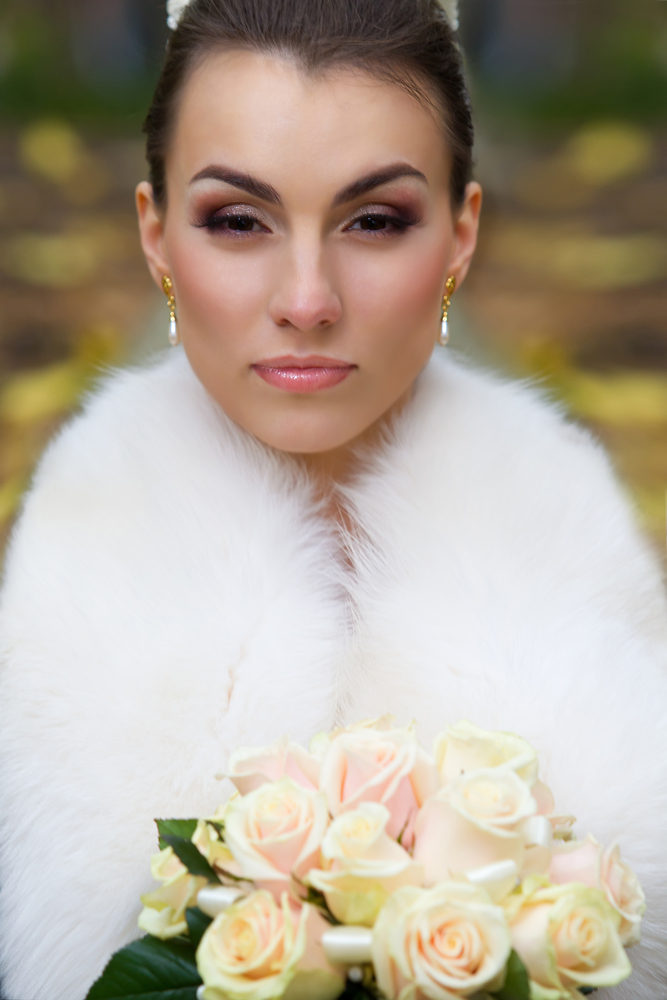 eventsstyle.com 20441 Winter Makeup for bride 2014