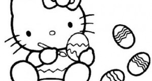 Happy easter coloring pages 2014