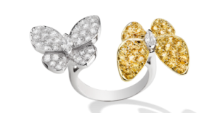 Twin butterflies of Diamond for bride 2015