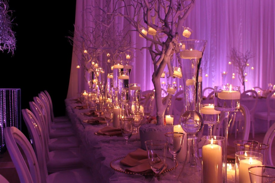 www.eventsstyle.com 22578 Making centerpieces for winter weddings