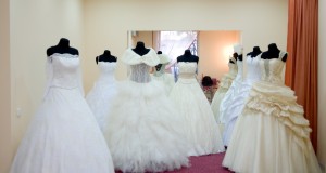 Plush wedding dresses for bride 2014