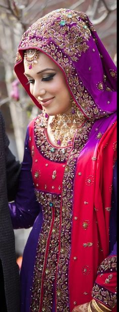 eventsstyle.com 27472 Styles of pakistani bridal hijab 2014