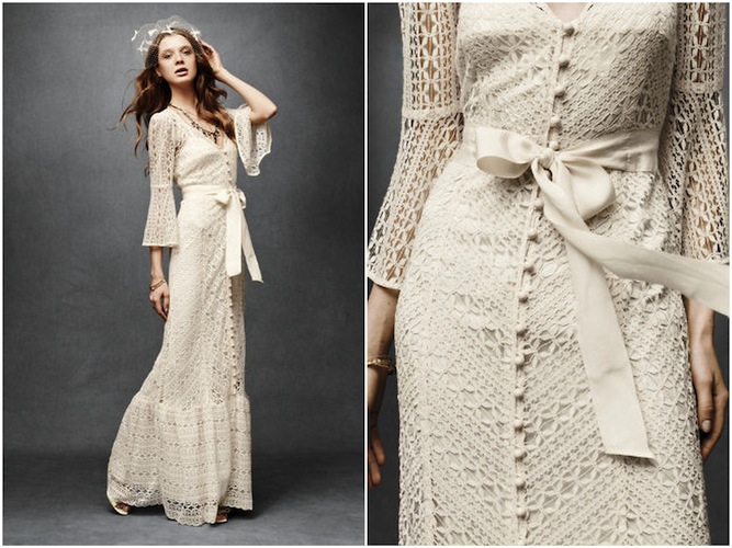 eventsstyle.com 28766 Unique hippie wedding dresses designs 2014