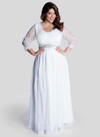 10 Classy plus size wedding dresses 2014 eventsstyle.com 32811 10 Classy plus size wedding dresses 2014