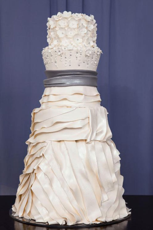 www.eventsstyle.com 33373 FASHION INSPIRED WEDDING CAKES