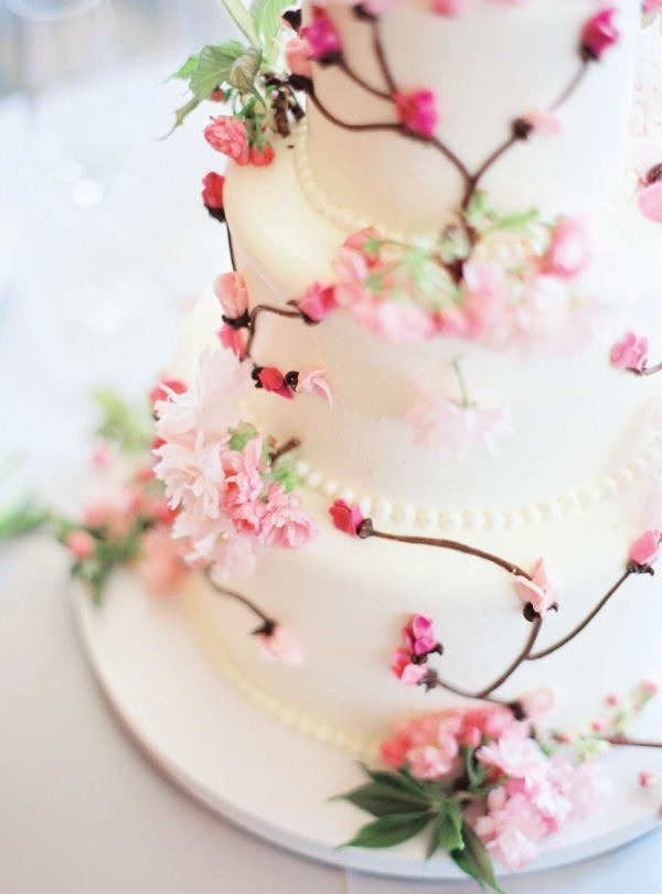 eventsstyle.com 36122 Awesome Cherry Blossom Wedding Cake Designs