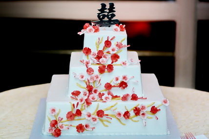 eventsstyle.com 36124 Awesome Cherry Blossom Wedding Cake Designs