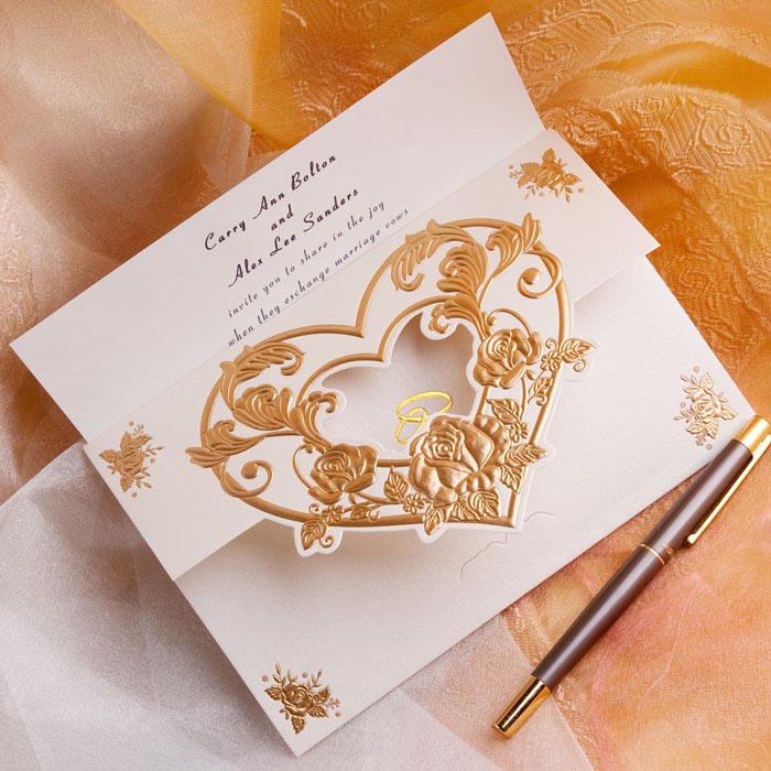 eventsstyle.com 43466 Wedding invitation heart shaped