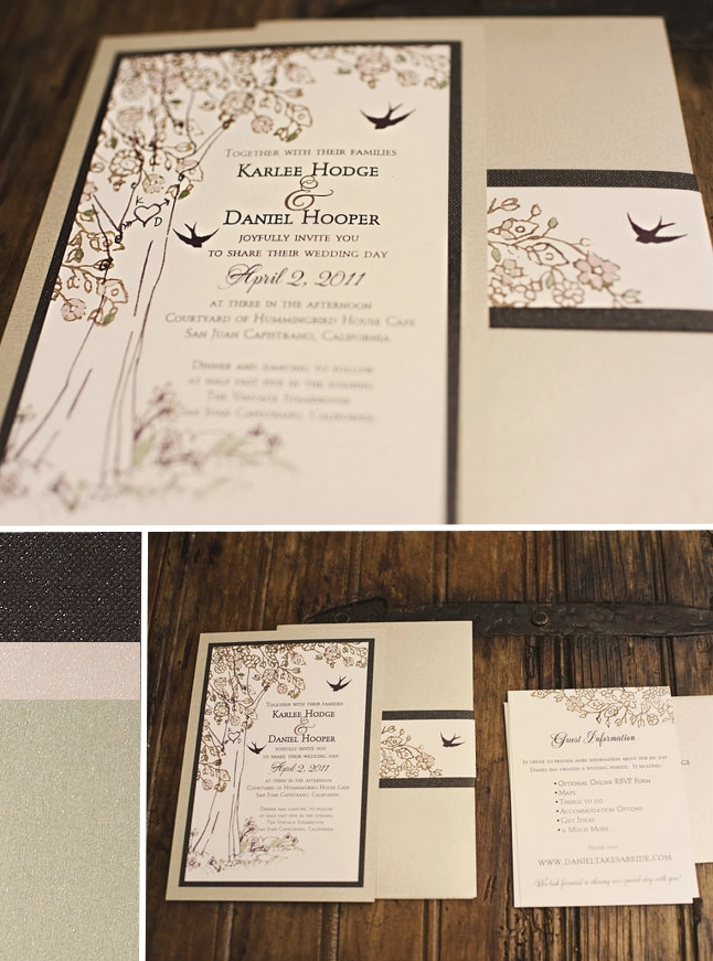 eventsstyle.com 44187 Rustic wedding invitation 2015 