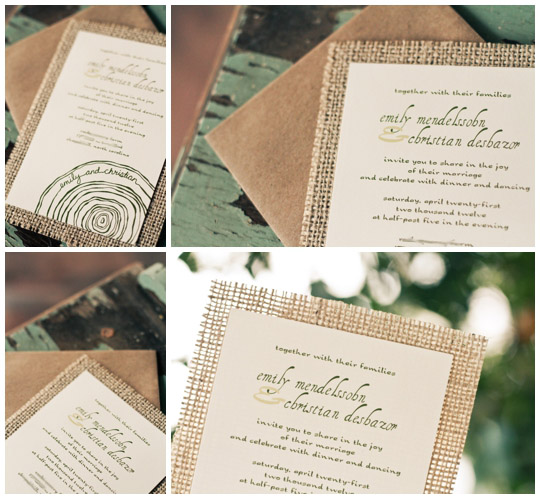 eventsstyle.com 44188 Rustic wedding invitation 2015 