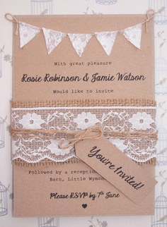 eventsstyle.com 44193 Rustic wedding invitation 2015 