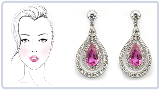 www.eventsstyle.com 45654 Choose Your Jewelry In The Shape Of Your Face