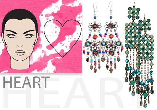 www.eventsstyle.com 45659 Choose Your Jewelry In The Shape Of Your Face